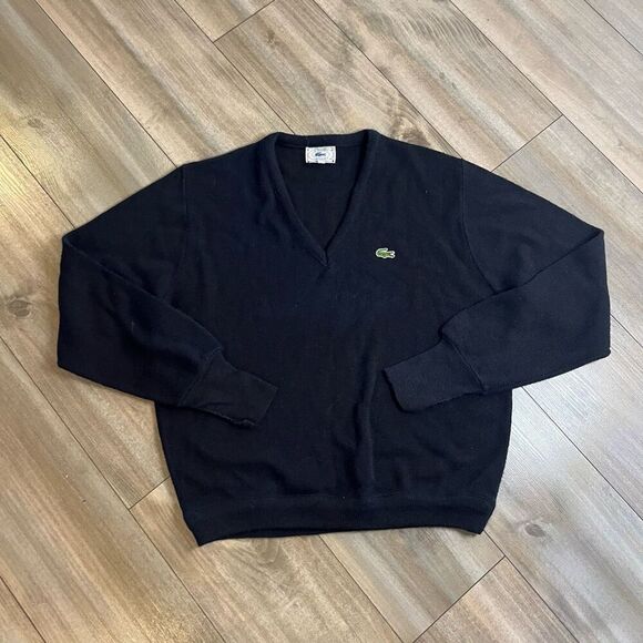 Vintage Izod Lacoste Dark Navy Casual Sweater Men XL - Picture 1 of 6